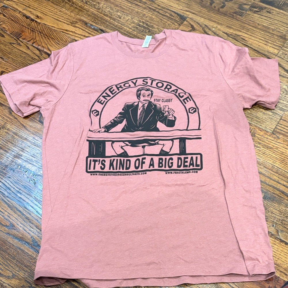 Bella Canvas Energy Storage Graphic Tee - Light Pink